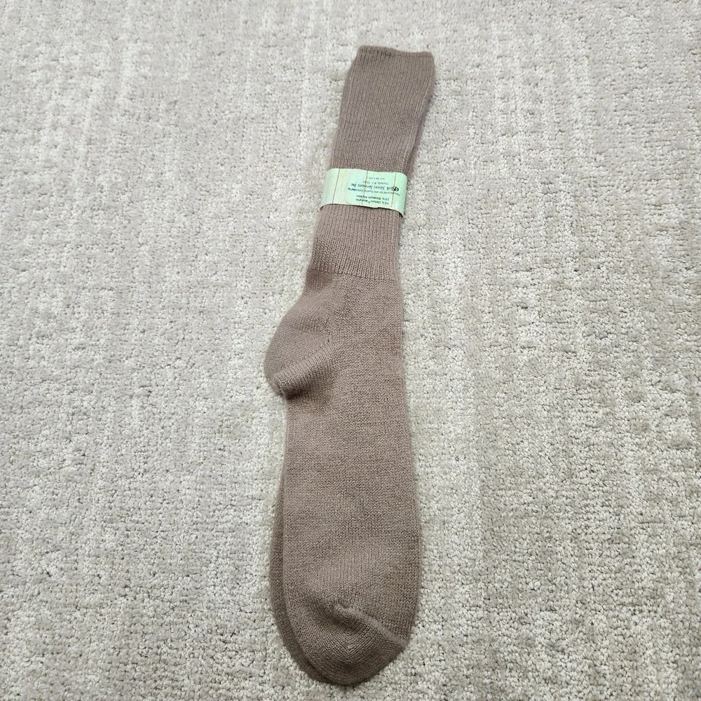 Vintage 70s NOS Socks Men 10-13 Anti Static Stretch Crew Andhurst Clipper